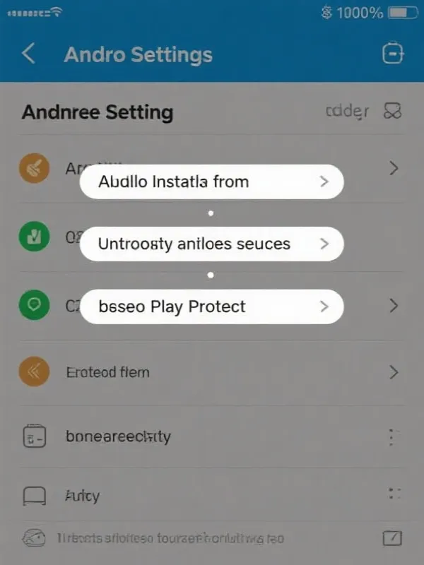 Android 安装设置路径示意图